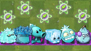 Team ICE Plants Power-Up! in Plants vs Zombies 2