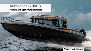 Nordkapp RS 800C, 26 feet wheelhouse aluminium boat. Sporty & Functional round year boating