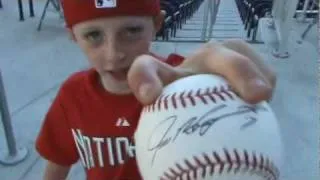 Adam Dunn Gives Fan His Game Used Bat