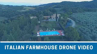 Italian Farm House in Tuscany - Drone Video - Agriturismo Tenuta Orgiaglia