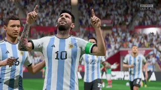 Argentina vs Mexico - FIFA World Cup 2022 - Group Stage Full Match 11/26 (FIFA 23 Sim)