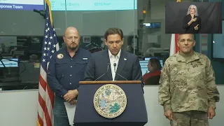 Florida Gov. Ron DeSantis shares Tropical Storm Idalia update