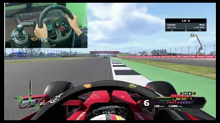 F1 2020 | British Grand Prix | Silverstone Circuit Gameplay | Logitech g29