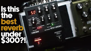 BOSS RV-200 Reverb | Is this the best reverb pedal under $300?! | All Modes [Guitar Demo]