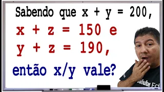 TJSP - QUESTÃO DE SISTEMA DE EQUAÇÕES - Prof. Robson Liers - Mathematicamente