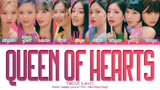 [TIKTOK SNIPPET] TWICE Queen of Hearts Lyrics 트와이스 가사 | Talk That Talk - Brave - BETWEEN 1&2