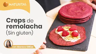 🌱 Creps dulces de Trigo Sarraceno y remolacha | Receta Sin Gluten