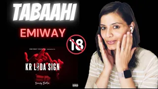 EMIWAY - KR L$DA SIGN (OFFICIAL VIDEO) (EXPLICIT) | Emiway Diss Track | First Time Reaction 😱🫣