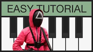 Squid Game | EASY Piano Tutorial | Melodica | Way Back Then