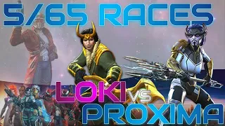 5/65 Races | Loki & Proxima Midnight | Marvel Contest of Champions