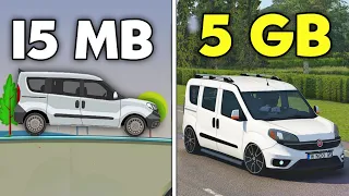 I PLAYED MOBILE DOBLO CAR GAMES IN DIFFERENT SIZES!!