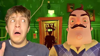 I ENTER THE BASEMENT | HELLO NEIGHBOR - Part 4