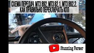 Схема передач МТЗ 892 МТЗ 82.1 МТЗ 892.2 Как правильно переключать КПП