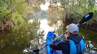 FINDING a Kayak Bass Fisherman’s PARADISE at a Lost Lake! So MANY Bass! Tenoroc Florida Bass Fishing