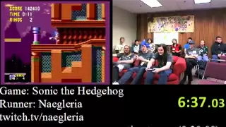 Sonic the Hedgehog Speed Run (21:33), Part 1 (AGDQ 2012)