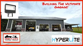 Hyperlight Outdoor Flood Lights! | Building the Ultimate Garage | EPS35 | Shots Life