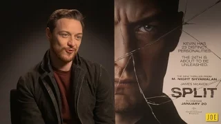 James McAvoy talks about creepy new thriller Split & reveals his perfect hangover cure