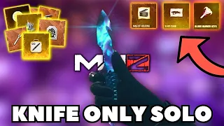 Get Legendary Schematics Extremely Easy in MW3 Zombies Knife Only SOLO