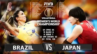 Japan vs Brazil - Highlights | Women's World Championship 2018