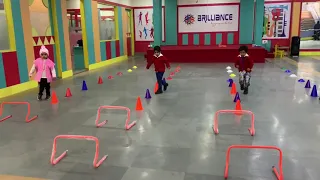 Hurdle Race for kids - Brilliance Najafgarh