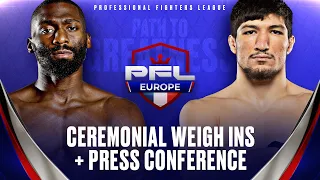 PFL Europe Paris: Ceremonial Weigh In & Press Conference