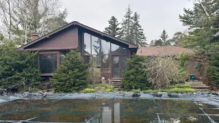 Retro ABANDONED 3.5 MILLION DOLLAR mid century modern home set to be demolished.