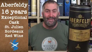 Aberfeldy 16 years old Exceptional Cask St. Julien Bordeaux Red Wine Whisky Review by WhiskyJason