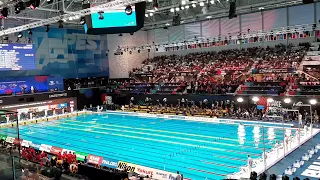 400 medley final Budapest, 2022. Leon Marchand incredible swim