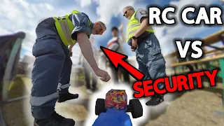 Delivering Candy With FPV RC Car But Security Try to Stop Me!