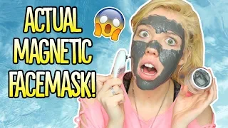 REAL MAGNETIC FACEMASK!? | Kenzie Scarlett