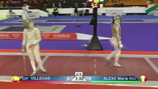 2022 941 T16 07 F S Individual Cadets NoviSad SRB ZCH RED ALEXE ROU vs VILLEGAS MONTELONGO ESP