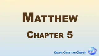 Matthew - Chapter 5