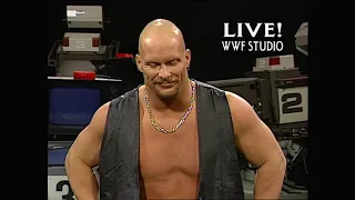 Stone Cold Steve Austin Promo. Austin threatens to go to Brian Pillman's House! 1996 (WWF)