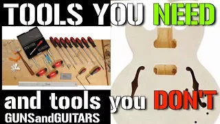 The MOST USEFUL TOOLS for guitar DIY kit building and modding