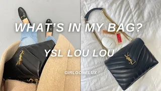 WHAT’S IN MY BAG | YSL LOU LOU | GIRLGONELUX