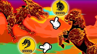 NEW EDITION DRAGON LAVA VS FINAL BOSS HORSEMAN LAVA | STICK WAR LEGACY HACK 💖 HUGO GAMING