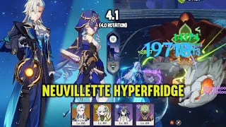 (F2P) C0 NEUVILLETTE Hyperfridge | 4.1 Spiral Abyss Floor 12 (4.0 Rotation) | Genshin Impact