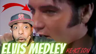 FIRST TIME LISTEN | Elvis Presley - Medley: Heartbreak Hotel / Hound Dog / All Shook Up | REACTION!!