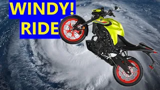 12 Tips for Riding In HIGH WINDS! - Yamaha MT-03