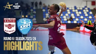 CS Rapid Bucuresti vs Krim Mercator Ljubljana | Round 6 | EHF Champions League Women 2023/24