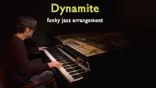 Dynamite/BTS (funky jazz) - piano arrangement with sheet music by Jacob Koller