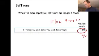 BWT for repetitive texts, part 1: Runs