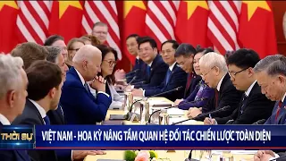 Tổng Bí thư đón Tổng thống Hoa Kỳ thăm Việt Nam, xác lập quan hệ Đối tác Chiến lược toàn diện