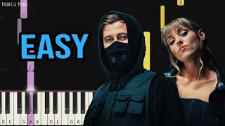 Alan Walker & Sophie Stray - Land Of The Heroes | EASY Piano Tutorial by Pianella Piano