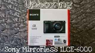 UNBOXING SONY MIRRORLESS CAMERA A6000 ILCE-6000L 16-50mm Kit GRAPHITE GREY