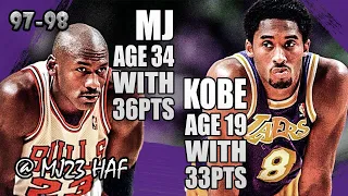 Kobe Byrant vs Michael Jordan Highlight (1997.12.17)-69pts All,How Quick Time Has PASSED!