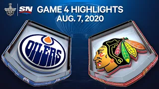 NHL Highlights | Oilers vs. Blackhawks, Game 4 - Aug. 7, 2020