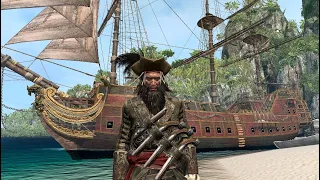 Blackbeard + Queen Anne's Revenge + Single NPC Sword & Pistol [Mod] UHD 4K 60FPS || AC 4: Black Flag