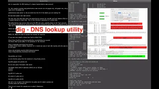 dig - DNS lookup utility