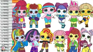 LOL Surprise OMG Makeover as My Little Pony Applejack Rainbow Dash Pinkie Pie Fluttershy & More